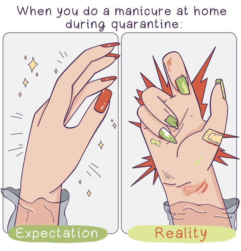 Маникюр Мем