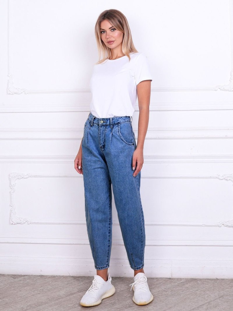 Джинсы mom Fit High Rise clockhouse