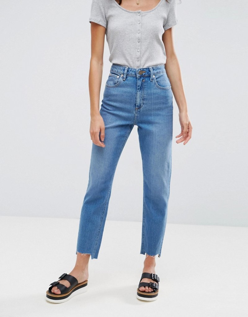 Джинсы Stradivarius mom Slim Fit