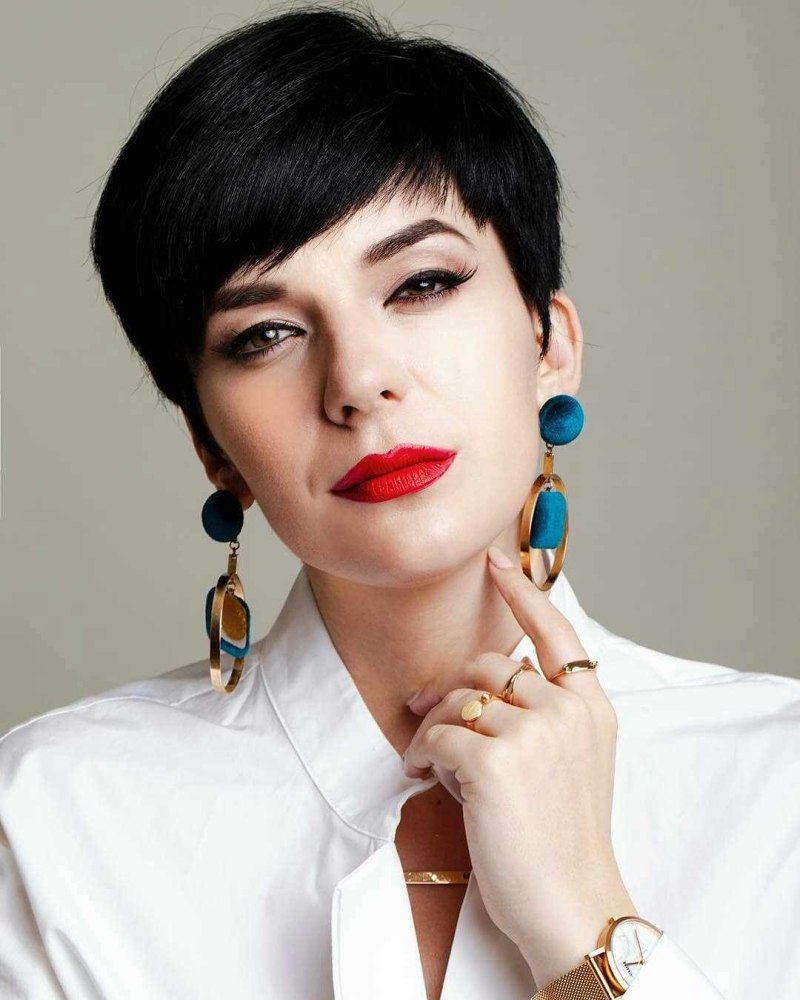 Стрижка сэссун Пикси короткая