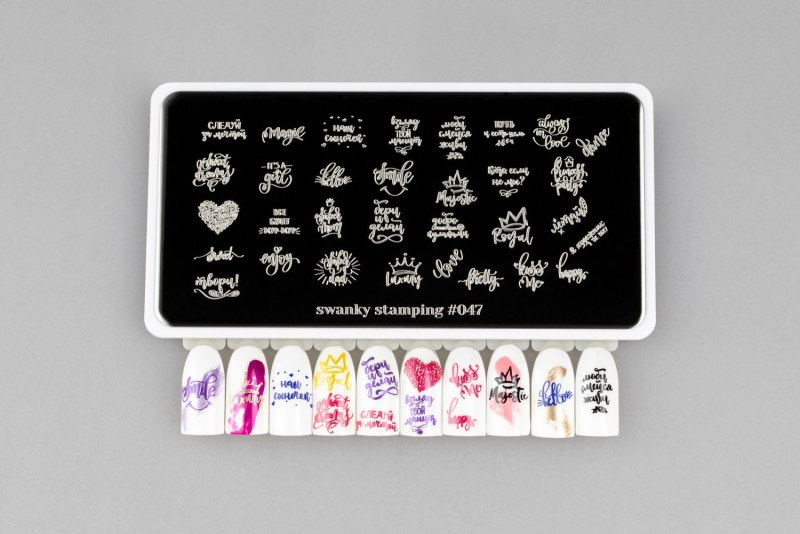 Пластина Swanky Stamping 047