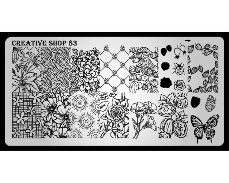 Пластина Swanky Stamping 006