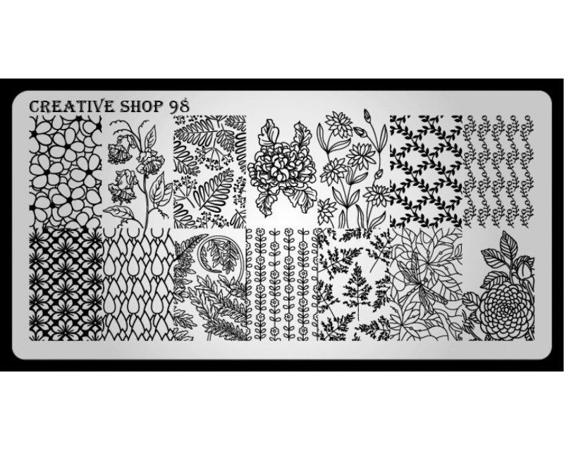 Пластина Swanky Stamping 080