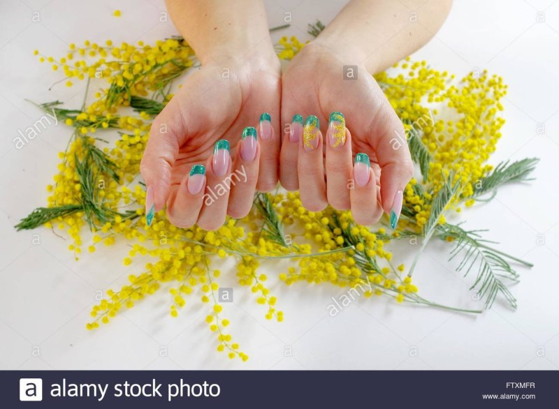 Френч с мимозой