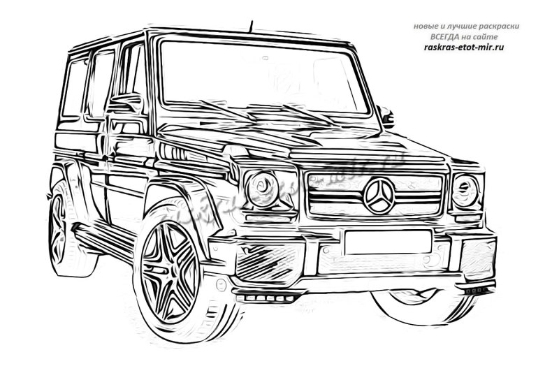 Mercedes g65 AMG чертежи
