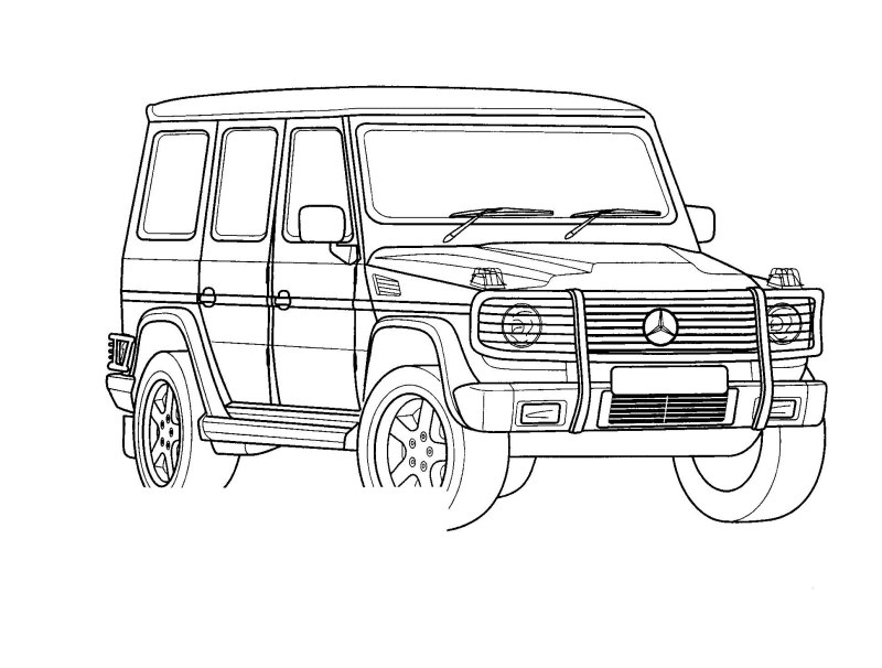 Мерседес Бенц g63 чертежи