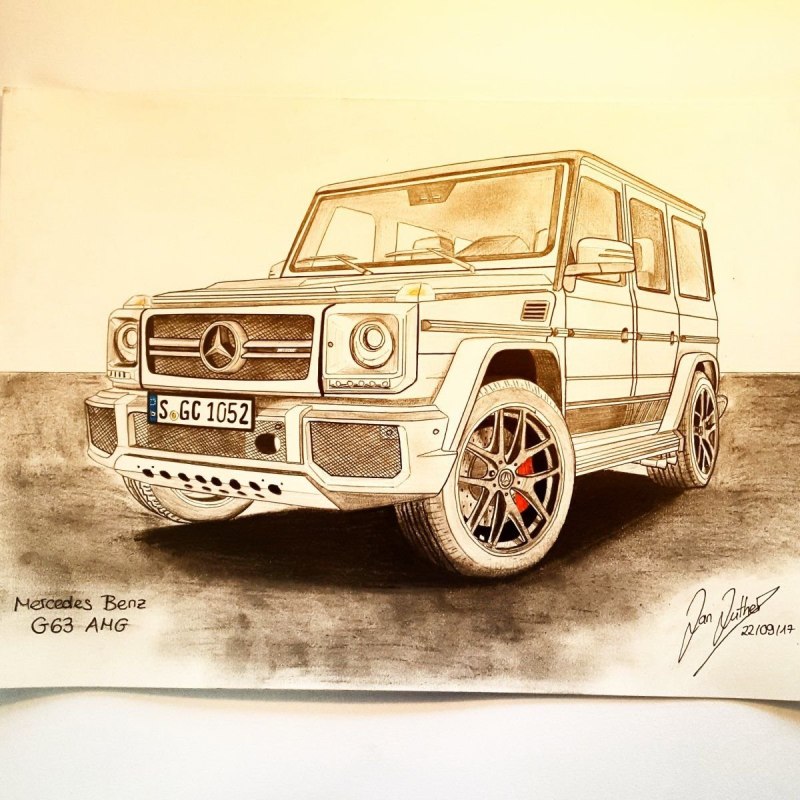 Раскраска Мерседес Гелендваген g63 AMG