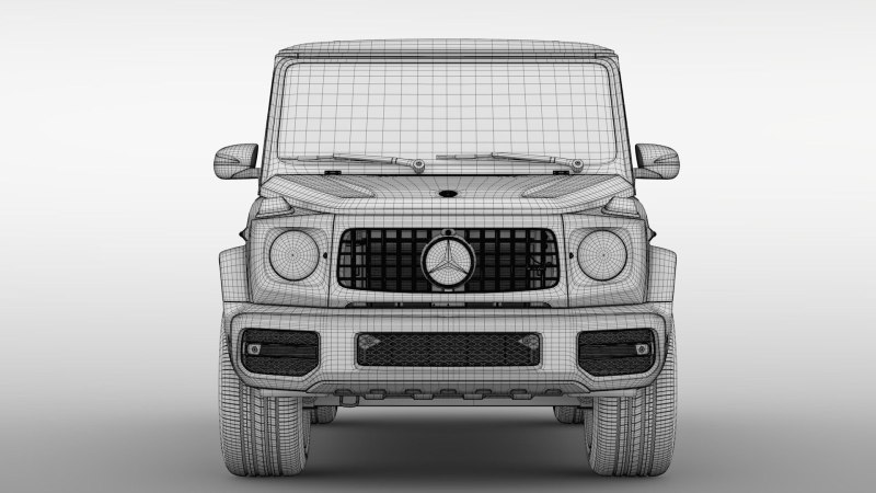 Раскраска Мерседес Гелендваген g63