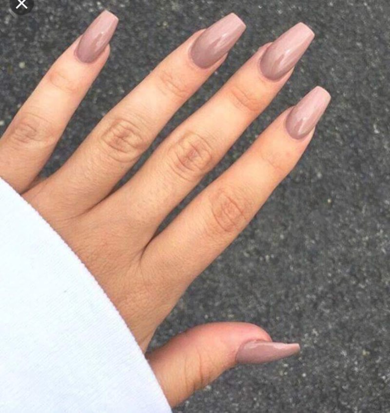 Маникюр на длинные пальцы