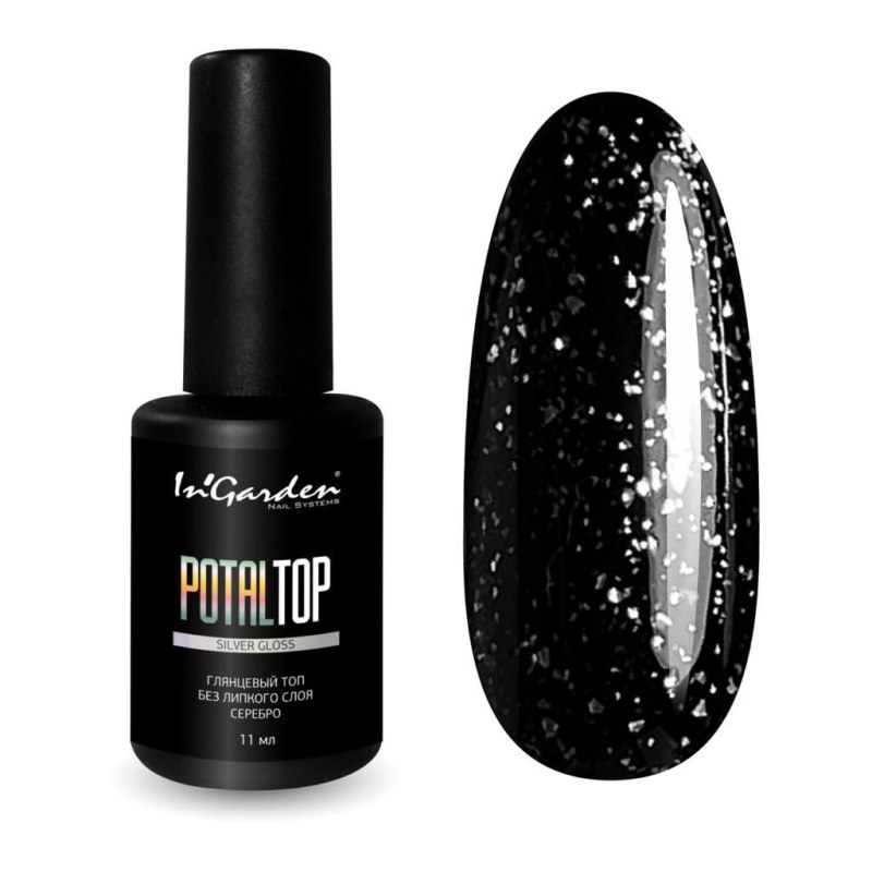 Верхнее покрытие IQ Beauty Rubber Top Coat + CA 10 мл