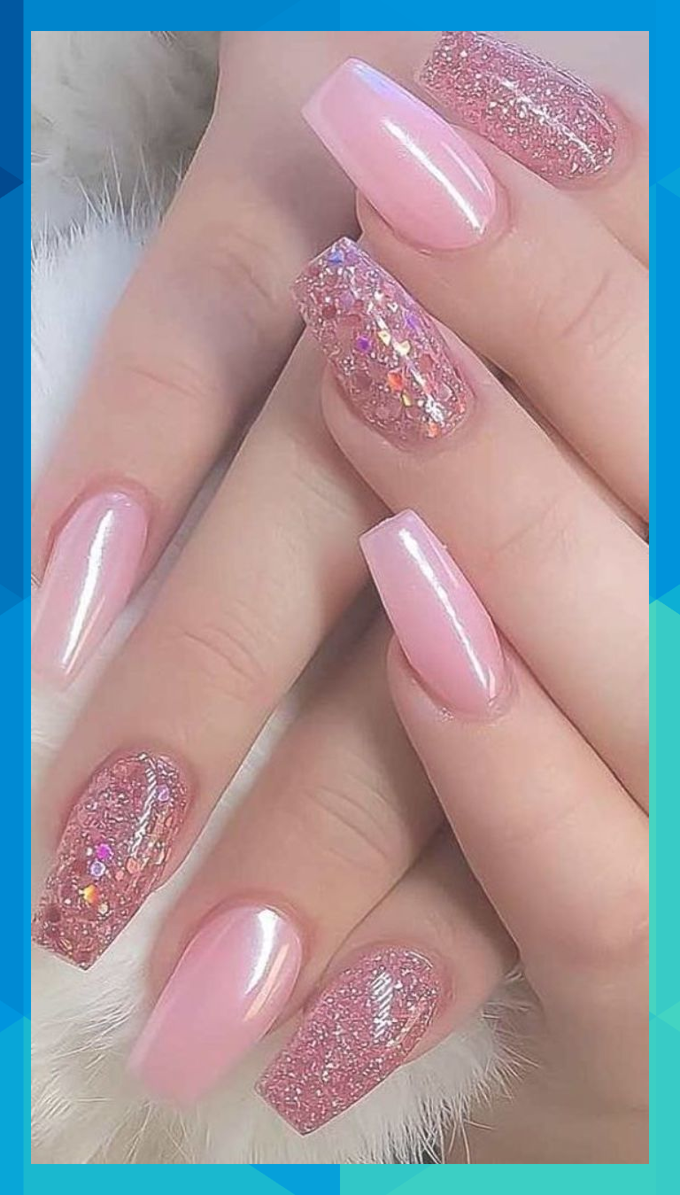 Маникюр на короткие ногти неж