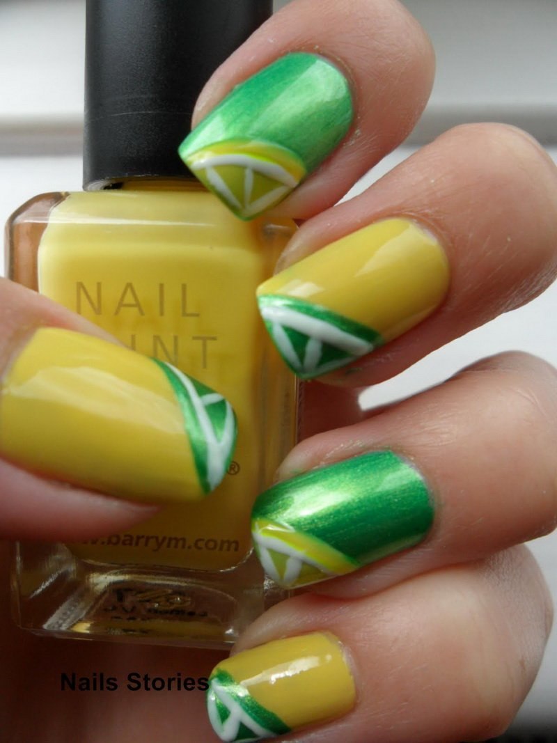 Маникюр с лаймом