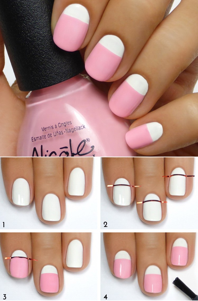 Маникюр лёгкий и красивый