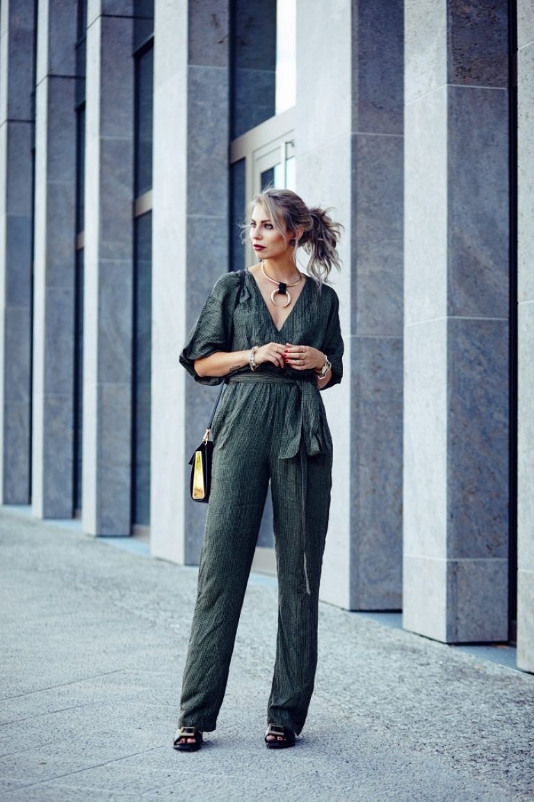 Образ с комбинезоном Вечерний