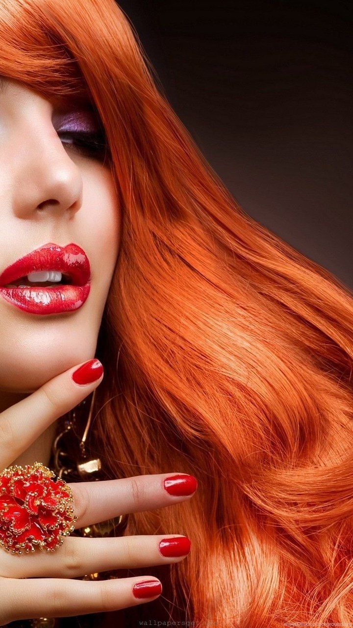 Макияж в рыжих тонах