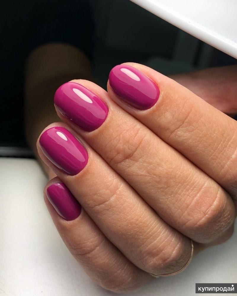 Маникюр в один тон