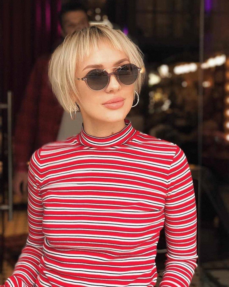 Пикси с челкой