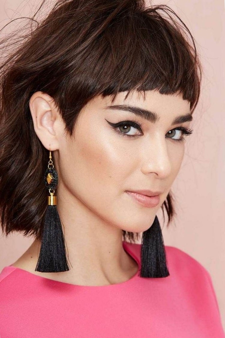 Челки рваные филированные