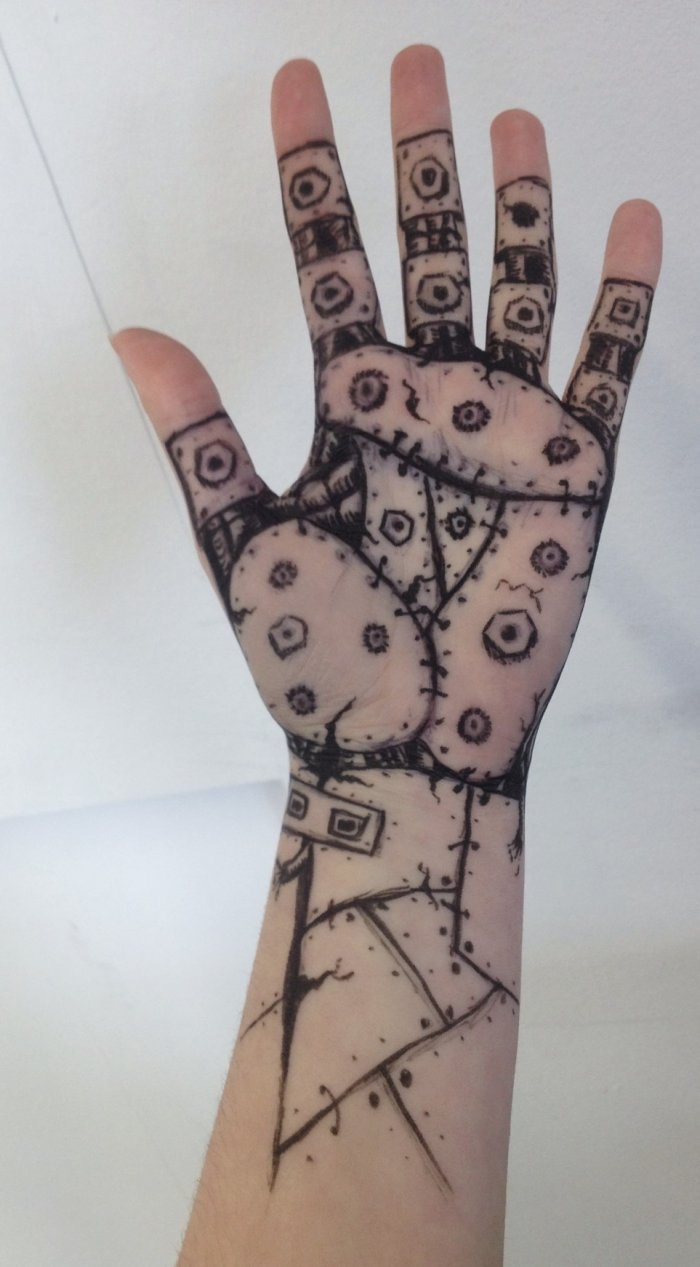 Рисунки хной