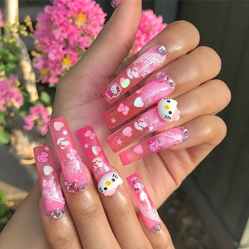 Маникюр с ключиком
