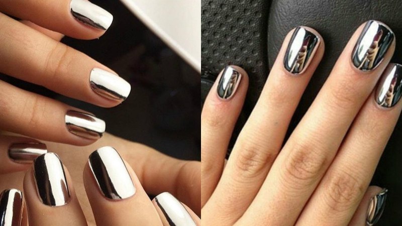 Французский маникюр на короткие
