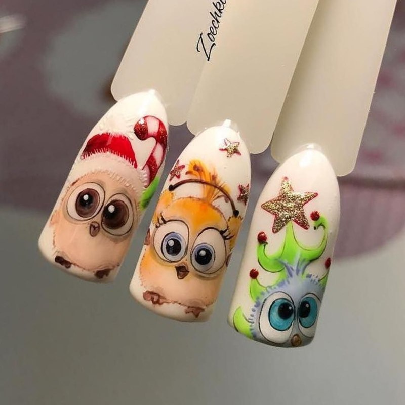 Ногти с котиками