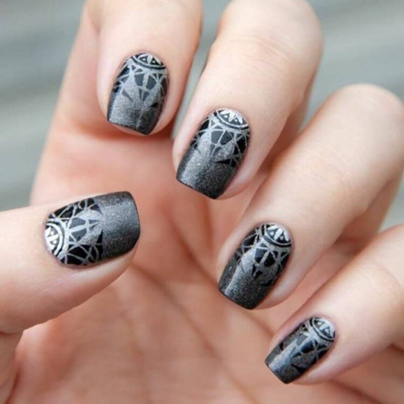 Стемпинг пластины born pretty BP Flower Tango l003