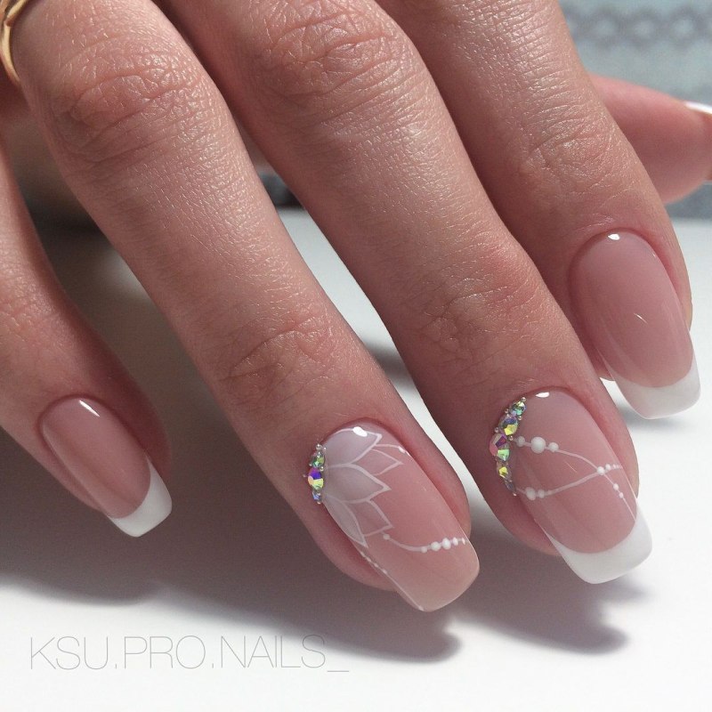 Френч на короткие ногти