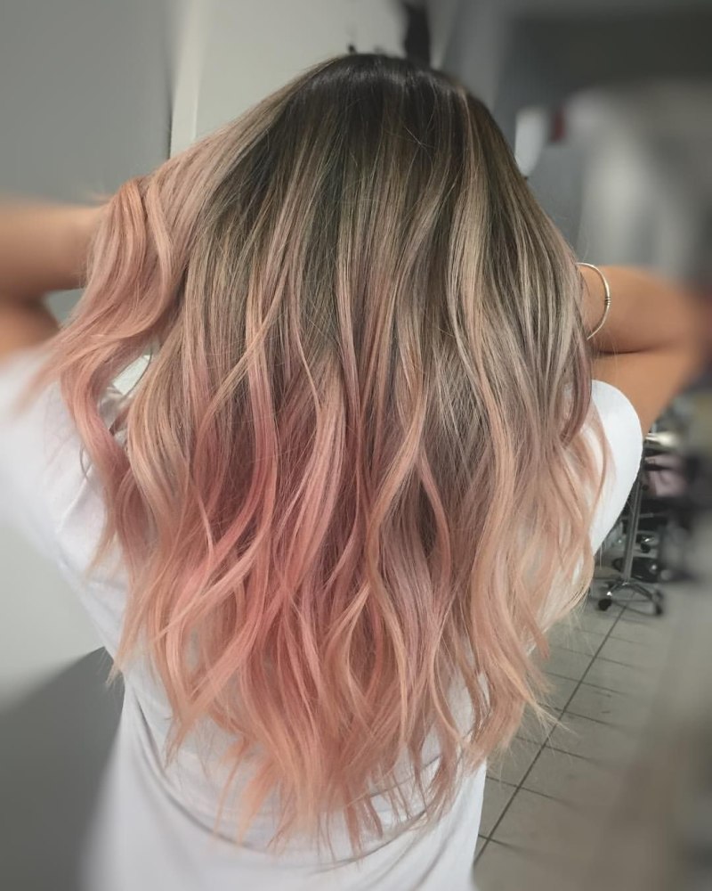 Pink Ombre hair