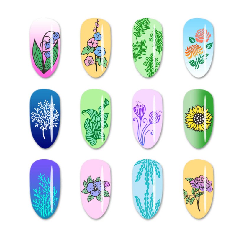 Born pretty, пластина для стемпинга natural World - №BP-l003