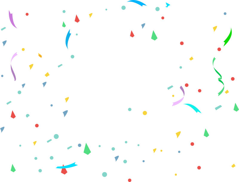 Цветное конфетти