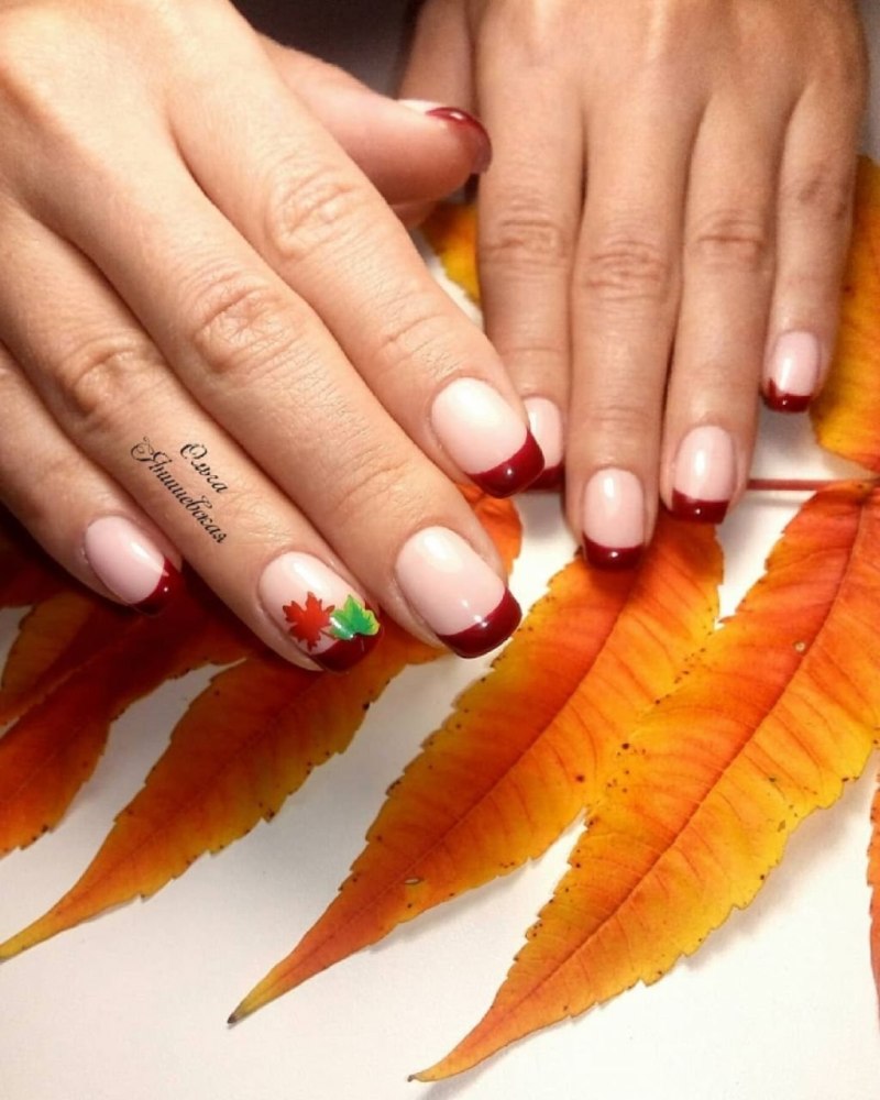 Осенний дизайн ногтей