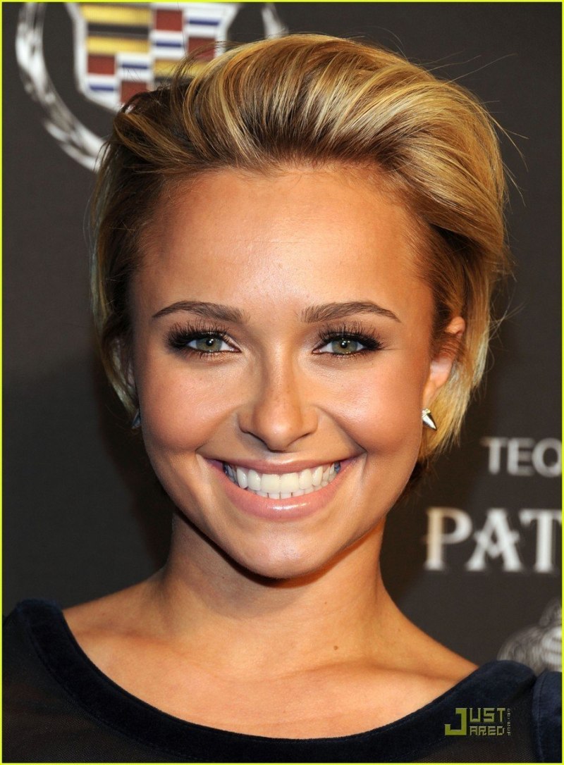 Короткая стрижка с зачесом назад женская