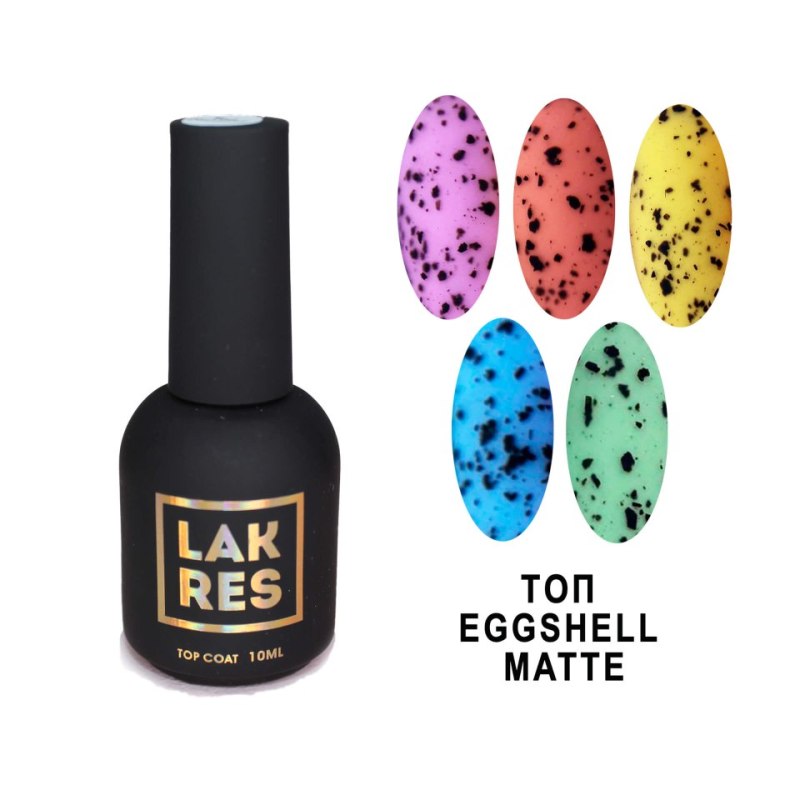 Топ с белыми вкраплениями для гель лака