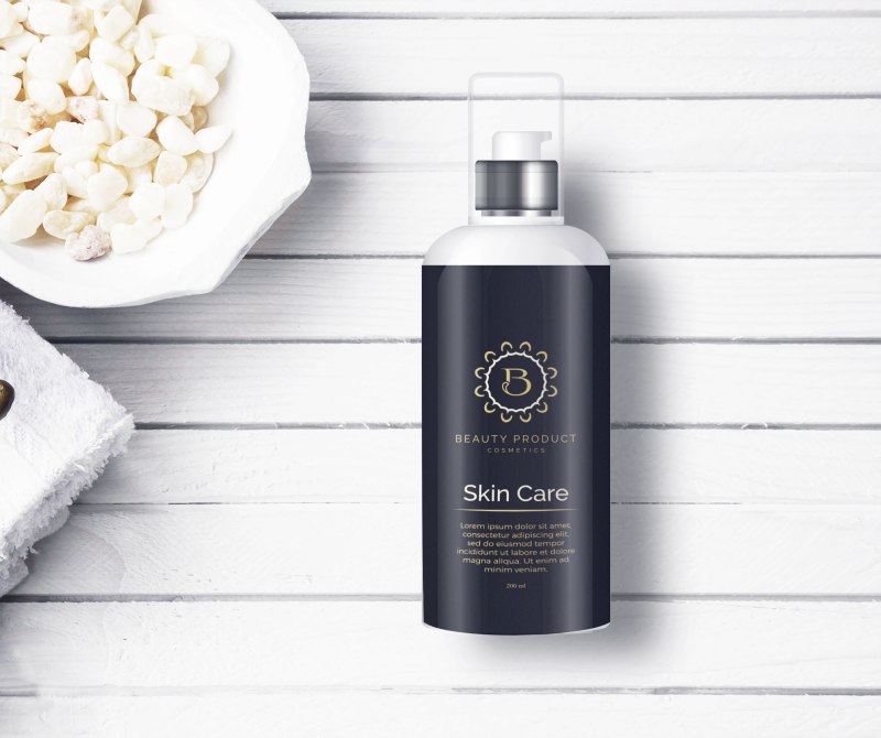 Мокапы флаконов косметика