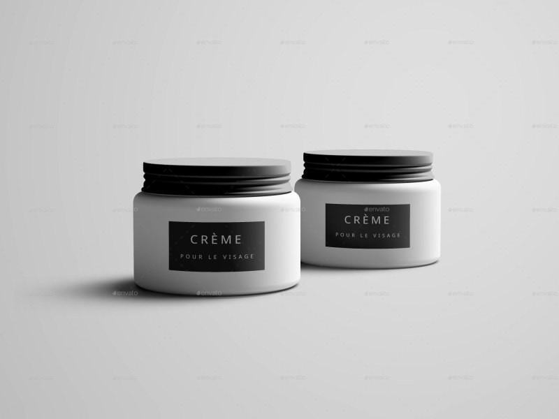 Баночка крема мокап