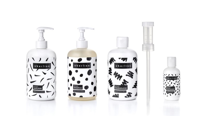 Черно-белая упаковка косметики