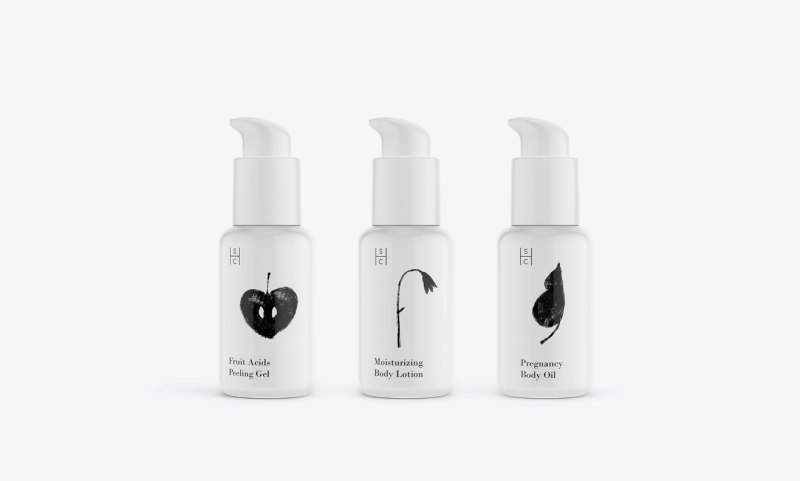 Минималистичные упаковки косметики