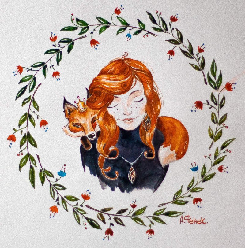 Рыжие мультяшные девочки