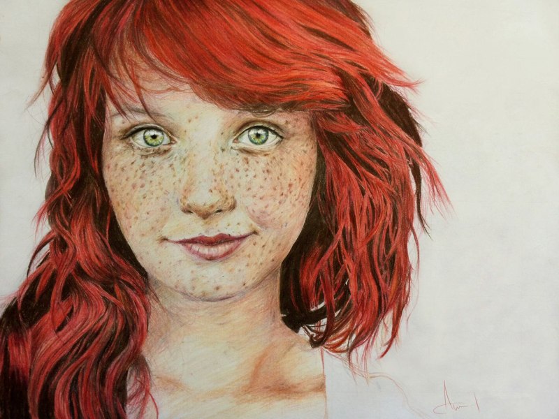 Арты с рыжими волосами