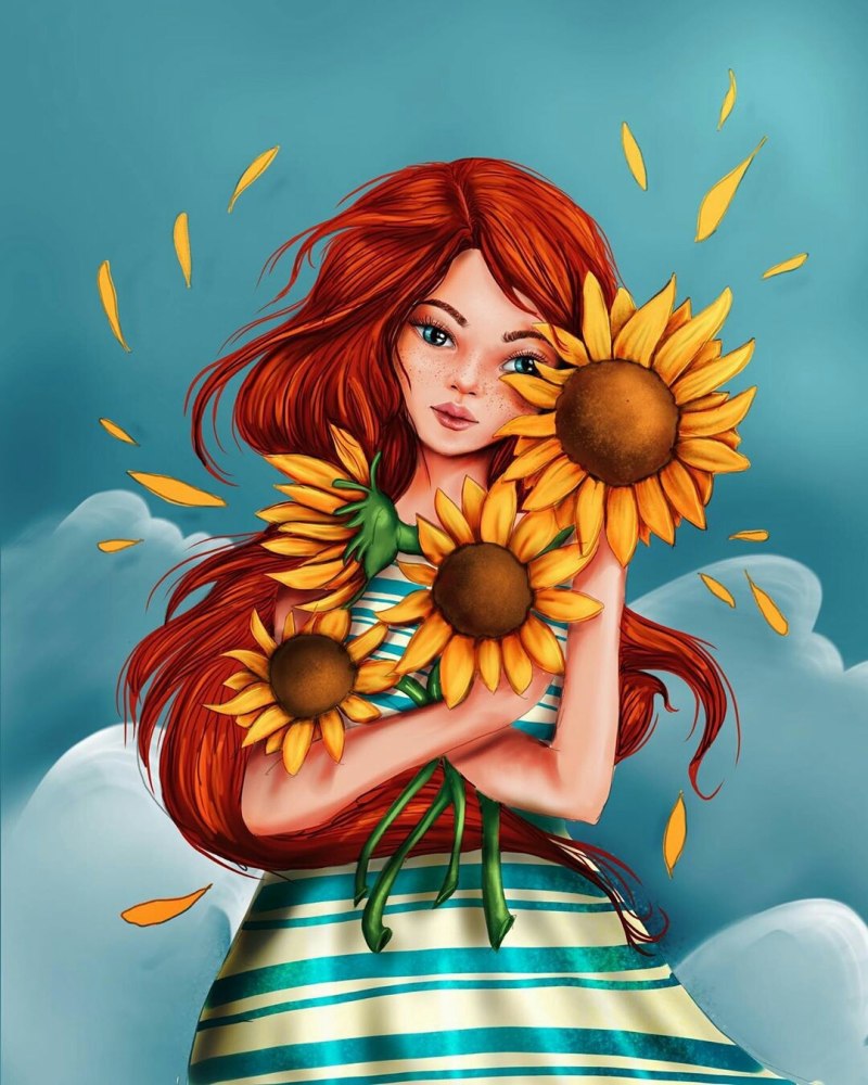 Девушка с рыжими волосами