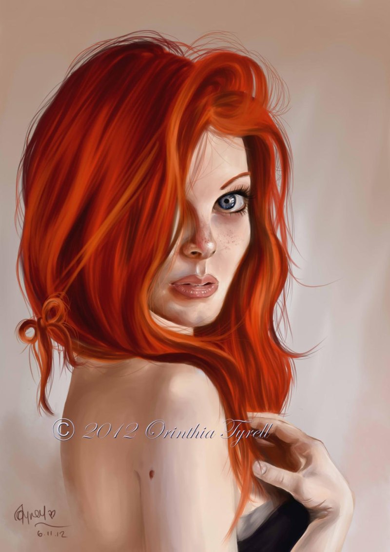 Мультик рыжая девочка в очках