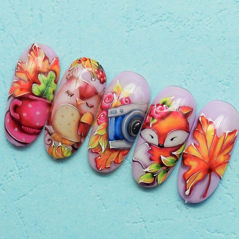 Роспись на ногтях