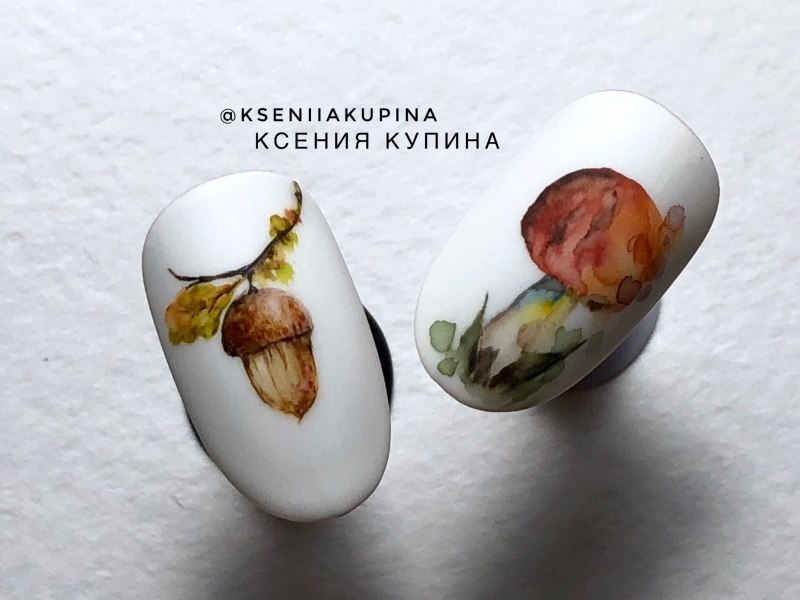 Акварельный маникюр