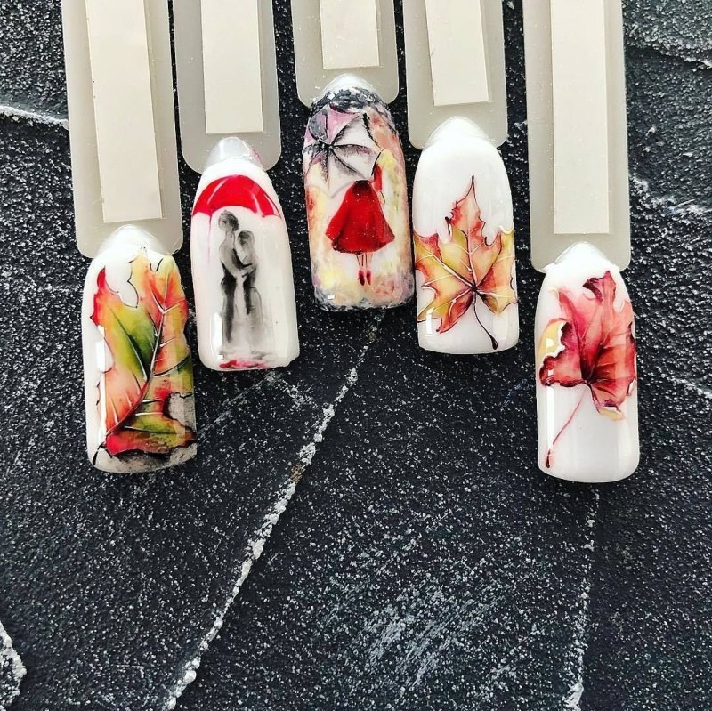 Акварельные ногти