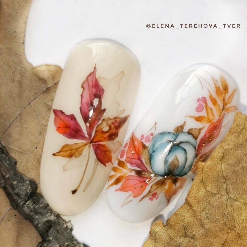 Акварельный маникюр