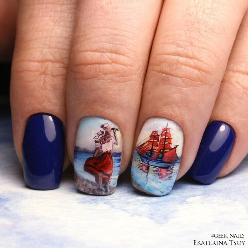 Роспись на ногтях