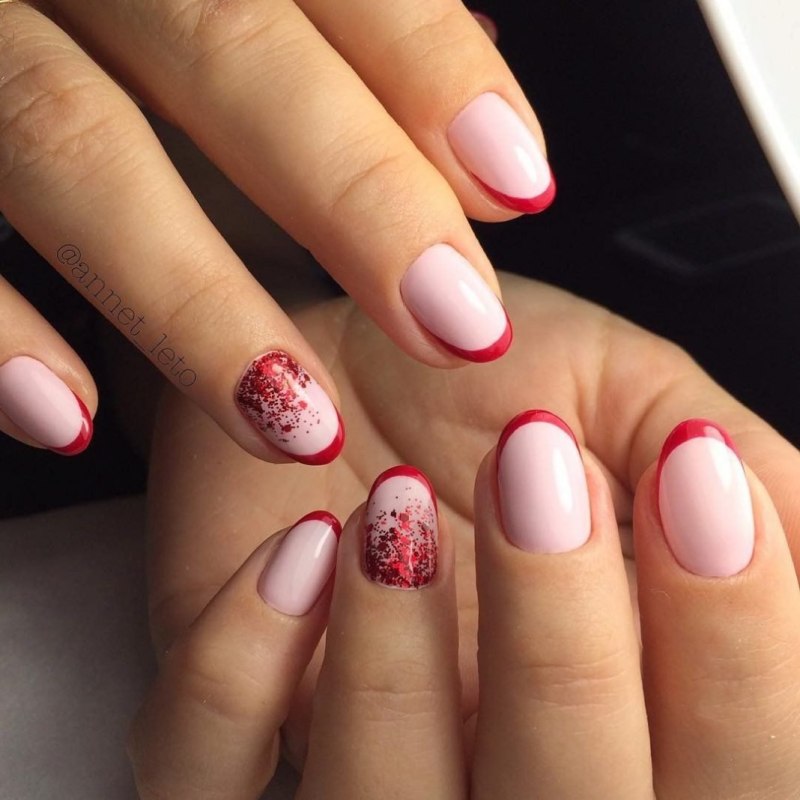 Френч на короткие ногти