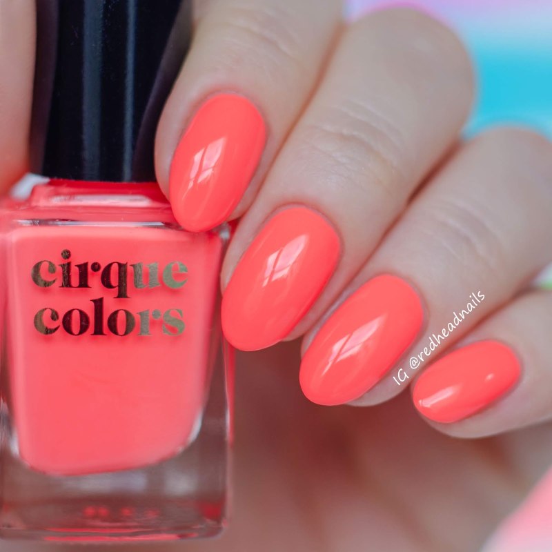 Термолак неоновый коралловый