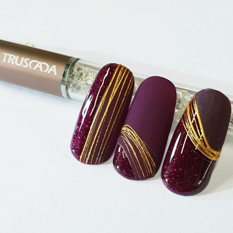 Гель-паутинка Золотая Soline